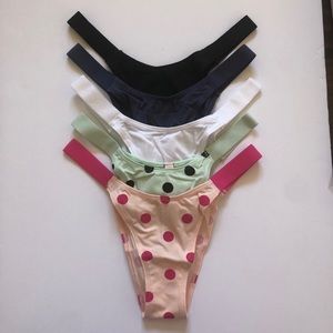SMALL 5pk VS Cotton Brazilian Panties